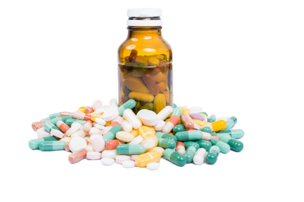RECIPIENTE DE MEDICAMENTOS FOTO